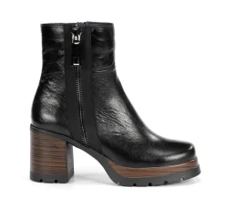 Cheap Fluchos SAFE D9413 Black Ankle Boot