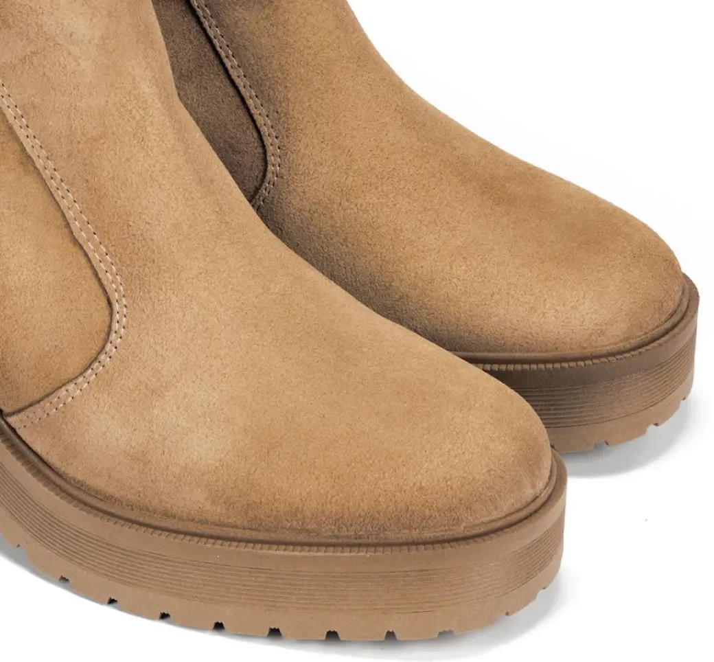 Cheap Fluchos SARAH D9353 Taupe Ankle Boot