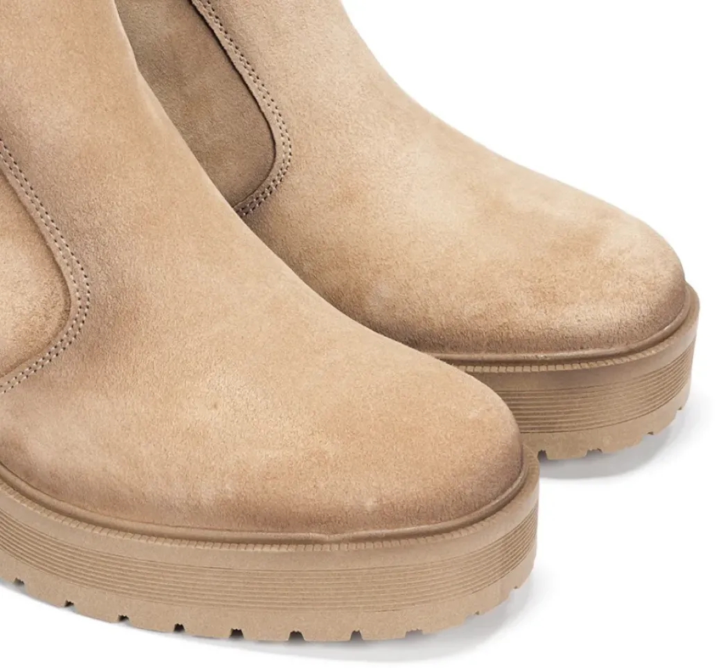 Cheap Fluchos SARAH D9353 Taupe Ankle Boot