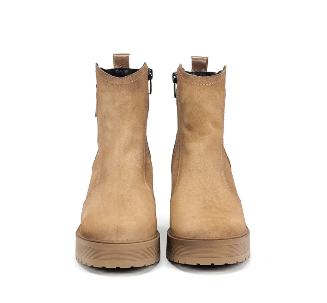 Cheap Fluchos SARAH D9353 Taupe Ankle Boot