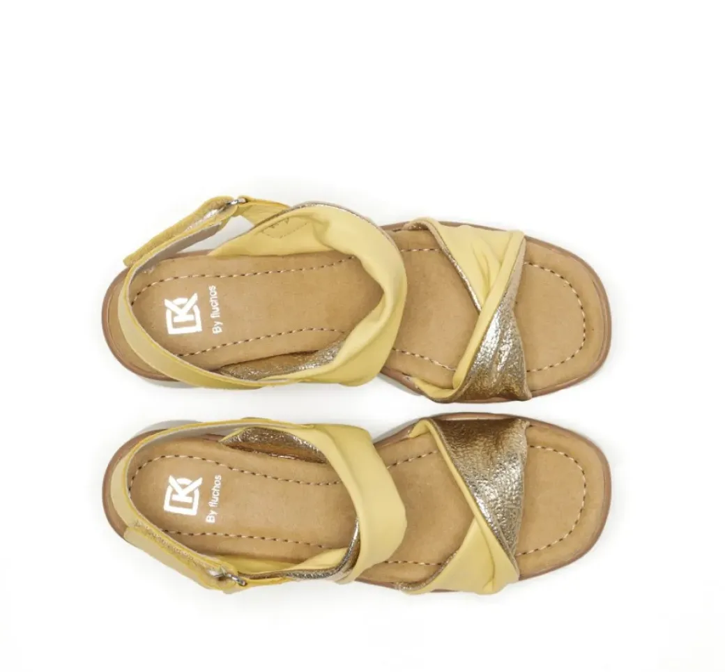 Discount Fluchos SARAY D9004 Silver Sandal