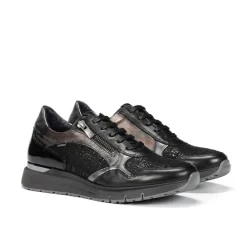 Cheap Fluchos SERENA D9213 Black Sneaker