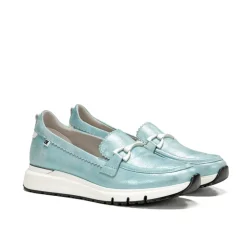 Discount Fluchos SERENA D9047 Blue Moccasin
