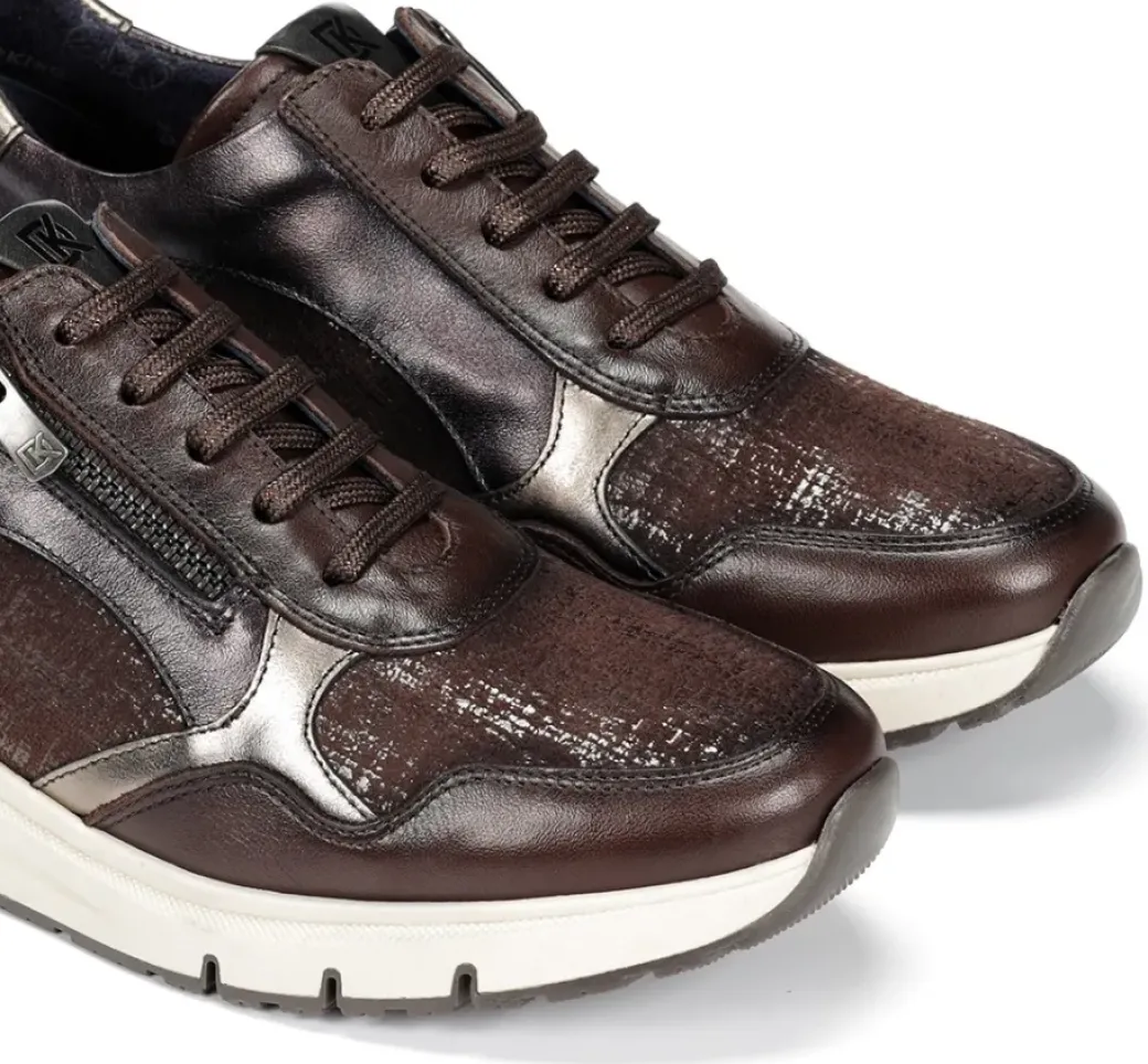 Discount Fluchos SERENA D9213 Brown Sneaker