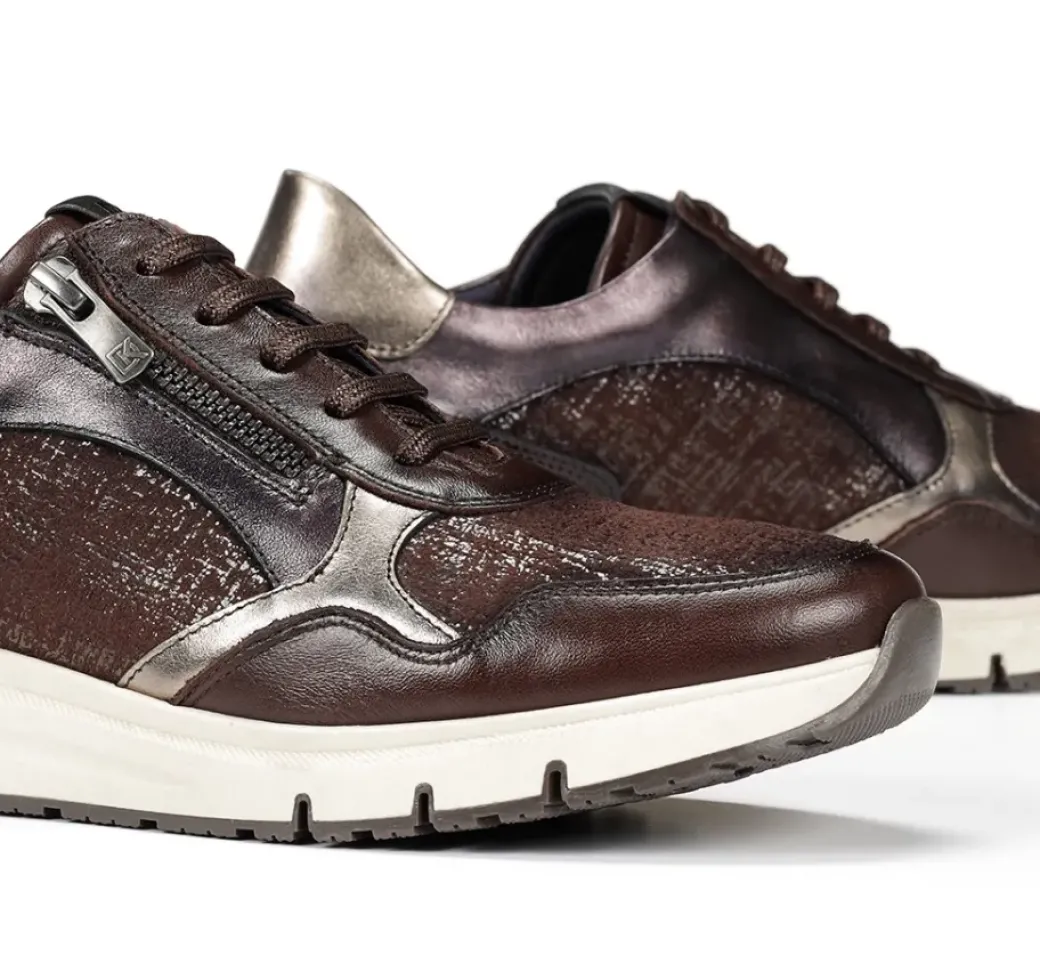 Discount Fluchos SERENA D9213 Brown Sneaker