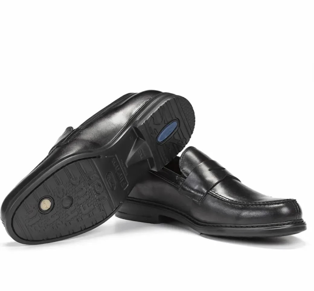 Online Fluchos SIMON 8721 Black Moccasin