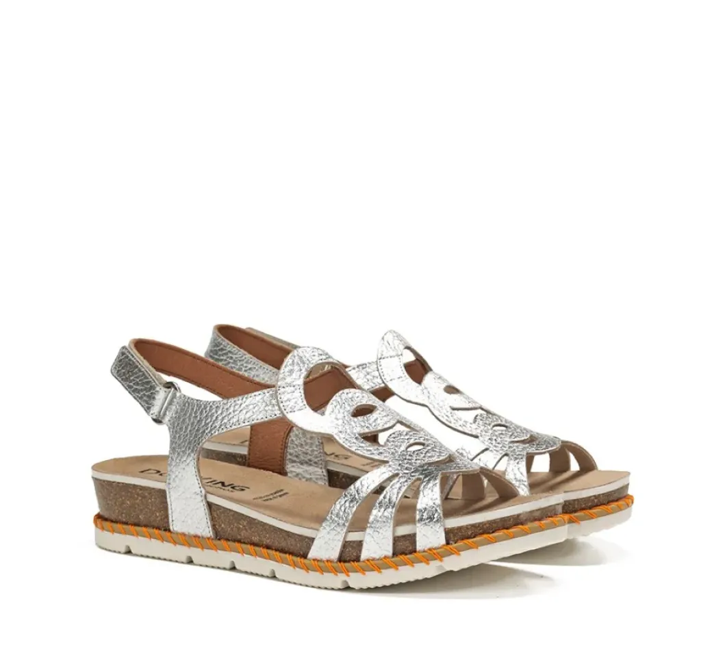 Hot Fluchos SPORT D9322 Silver Sandal
