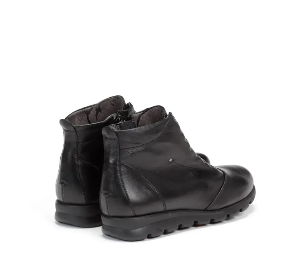 Store Fluchos SUSAN F0356 Black Ankle Boot