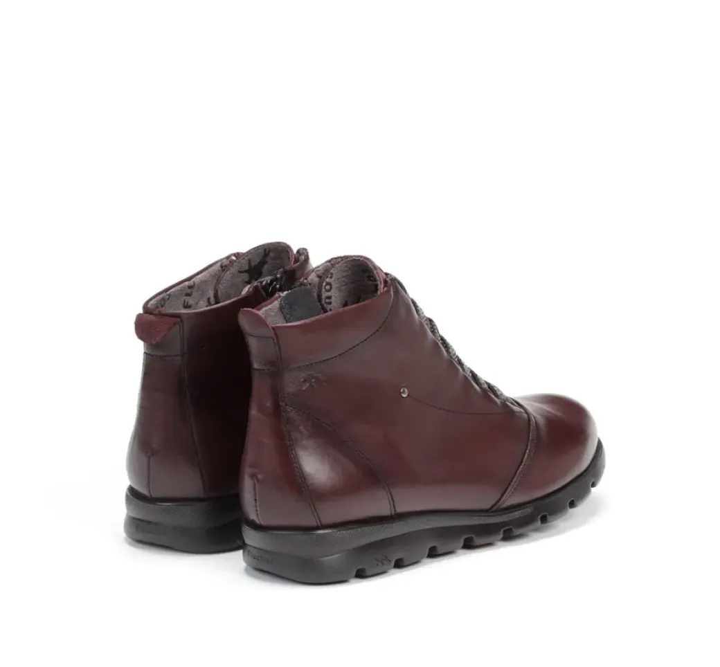 New Fluchos SUSAN F0356 Burgundy Ankle Boot
