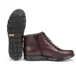 New Fluchos SUSAN F0356 Burgundy Ankle Boot