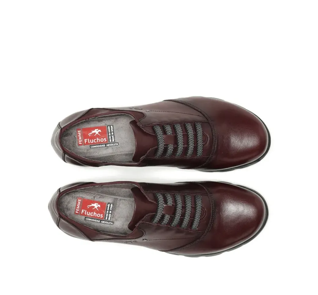 Hot Fluchos SUSAN F0354 Burgundy Shoe