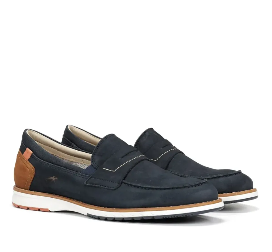 Cheap Fluchos TAYLOR F1980 Blue Moccasin