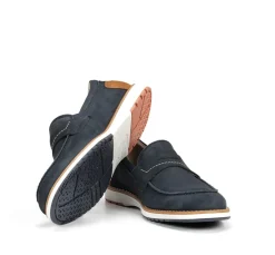 Cheap Fluchos TAYLOR F1980 Blue Moccasin
