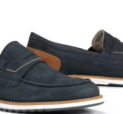 Cheap Fluchos TAYLOR F1980 Blue Moccasin