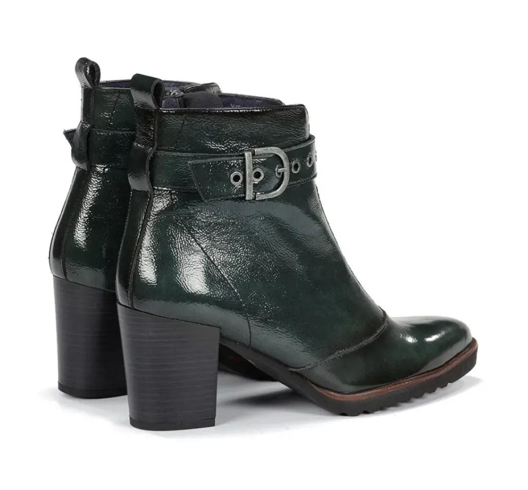 Sale Fluchos THAIS D8300 Green Ankle Boot