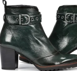 Sale Fluchos THAIS D8300 Green Ankle Boot