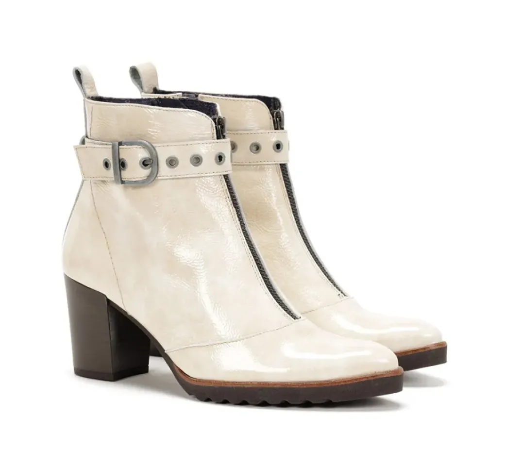 Store Fluchos THAIS D8300 White Ankle Boot