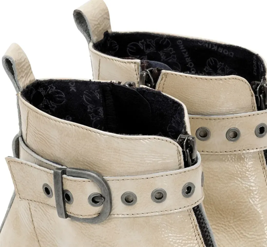 Store Fluchos THAIS D8300 White Ankle Boot
