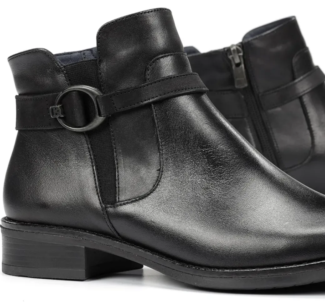 Sale Fluchos TIERRA D8003 Black Ankle Boot