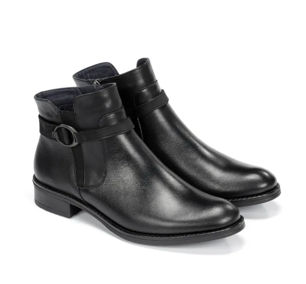 Sale Fluchos TIERRA D8003 Black Ankle Boot