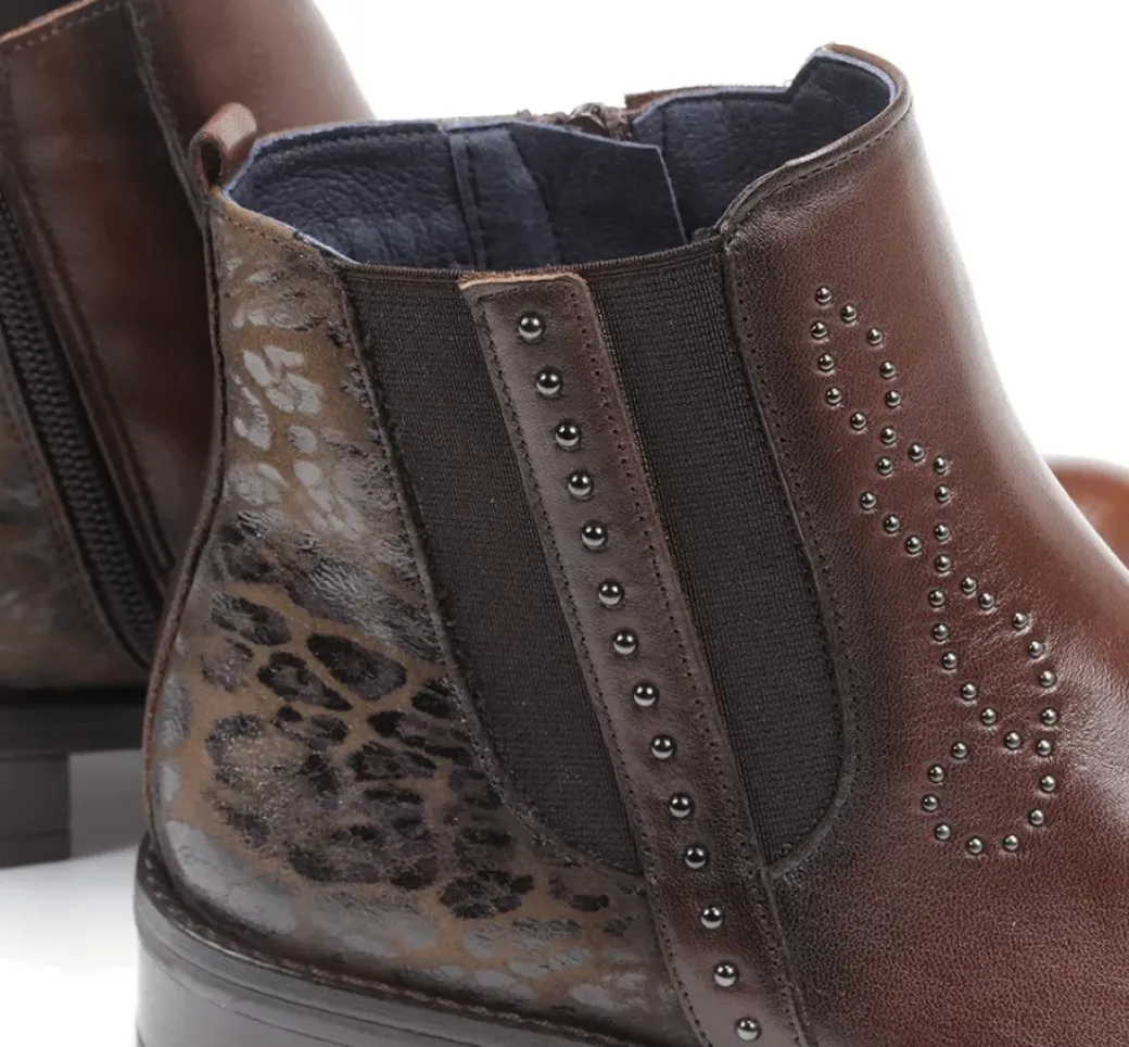 Store Fluchos TIERRA D8259 Brown Ankle Boot