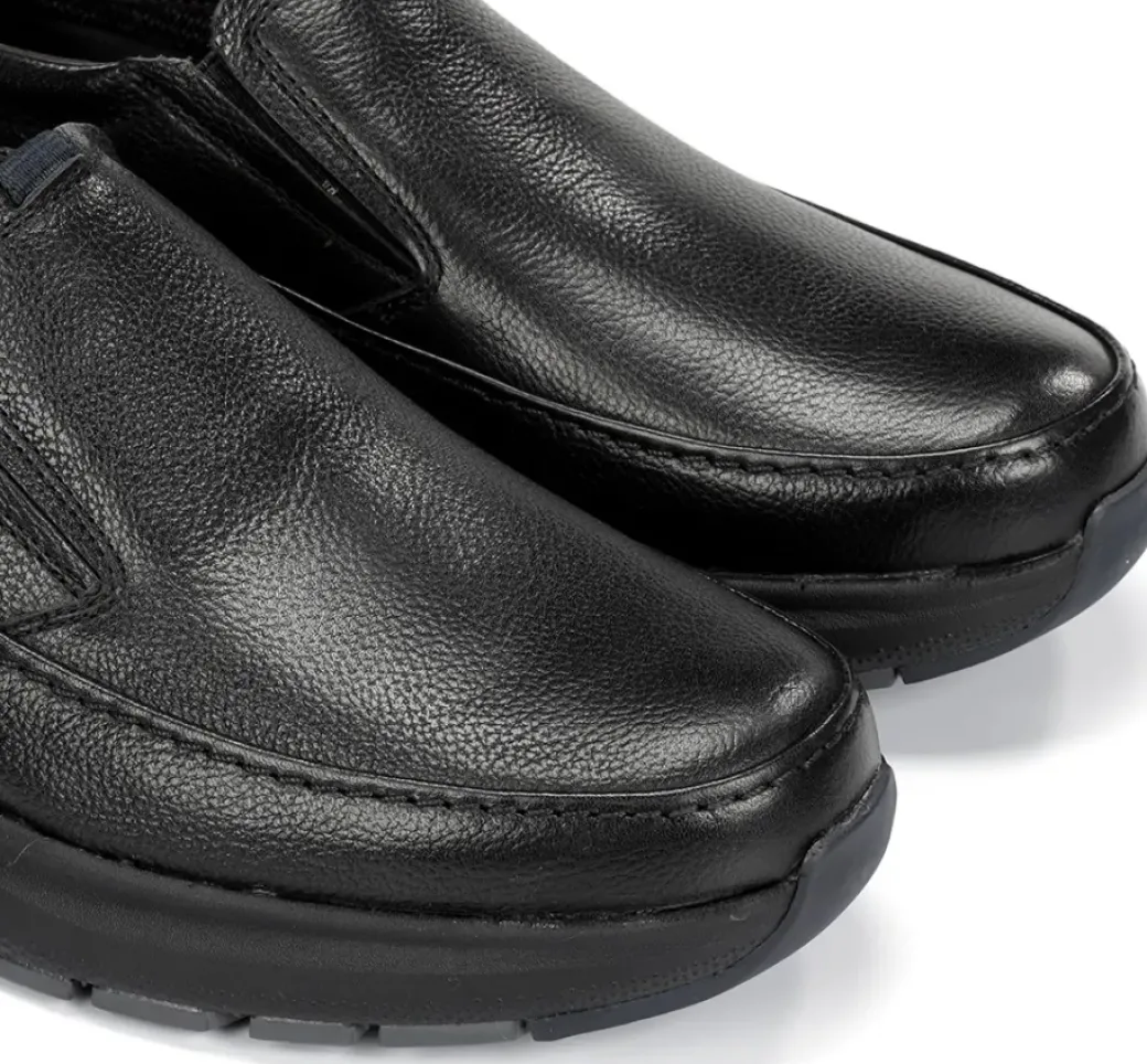New Fluchos TRITON F2064 Black Slip On