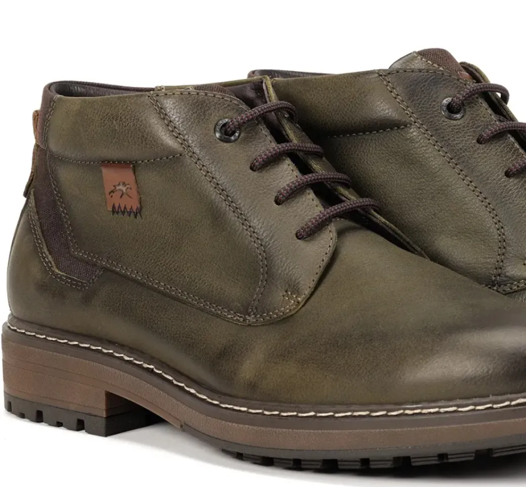 Best Fluchos TRUMAN F1593 Green Ankle Boot