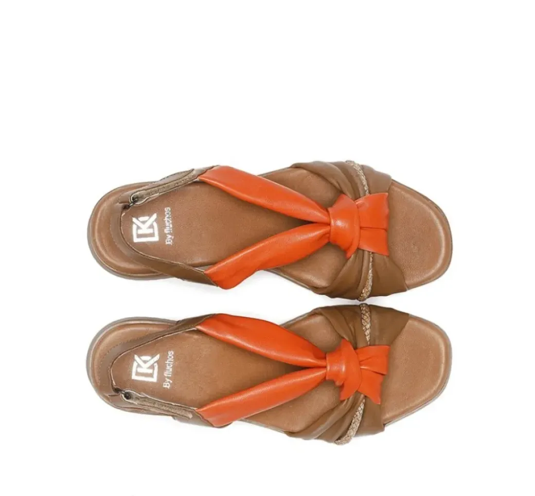 Cheap Fluchos UBARI D8714 Orange Sandal