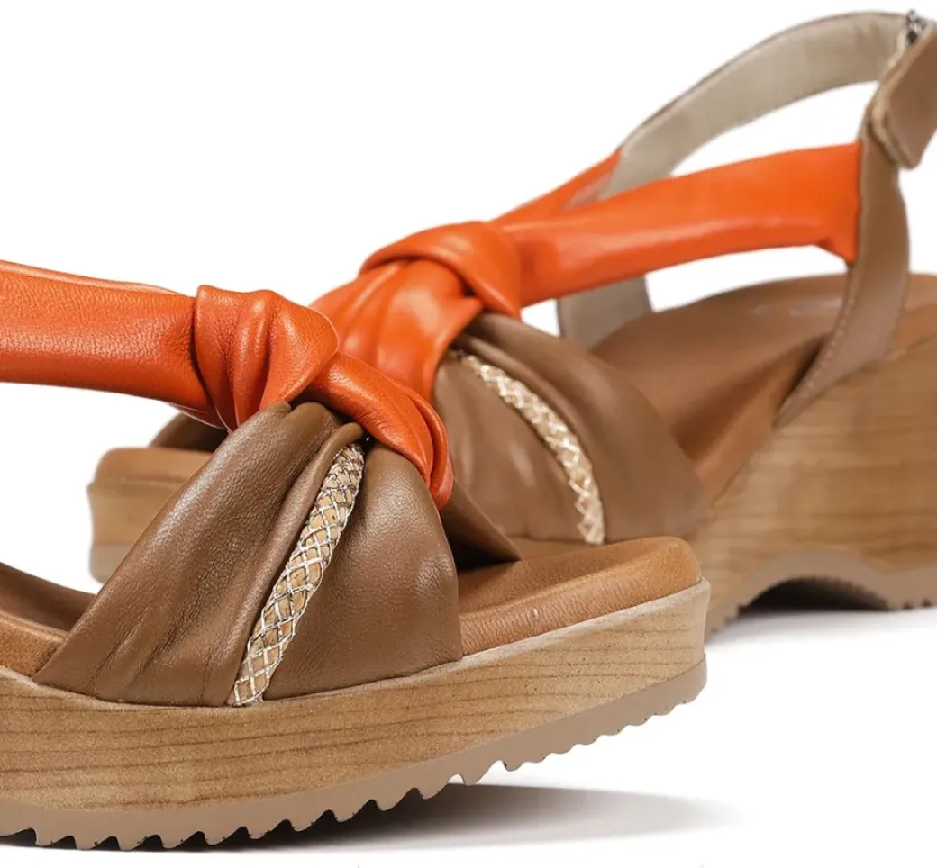 Cheap Fluchos UBARI D8714 Orange Sandal