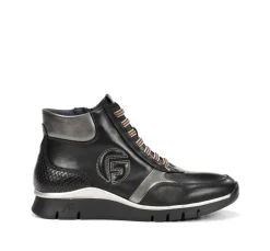 Best Fluchos UNION F2077 Black Ankle Boot