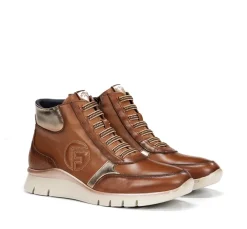 Clearance Fluchos UNION F2077 Brown Ankle Boot