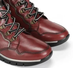 New Fluchos UNION F2073 Burgundy Ankle Boot