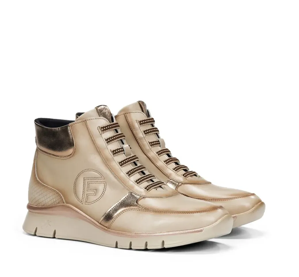 Discount Fluchos UNION F2077 White Ankle Boot