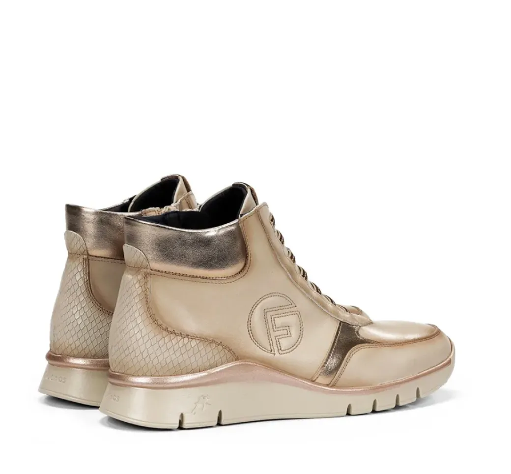 Discount Fluchos UNION F2077 White Ankle Boot