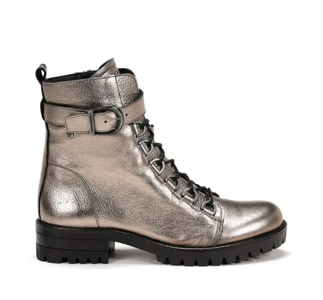 Online Fluchos WALKING D8837 Silver Ankle Boot
