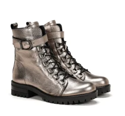 Online Fluchos WALKING D8837 Silver Ankle Boot