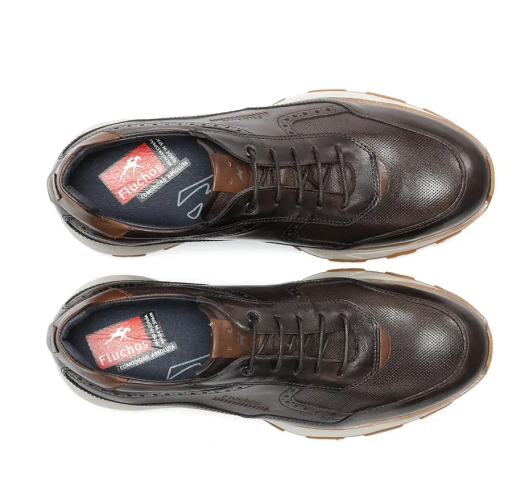 Clearance Fluchos WALTER F2082 Brown Sneaker