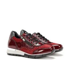 New Fluchos XANET D8680 Burgundy Sneakers